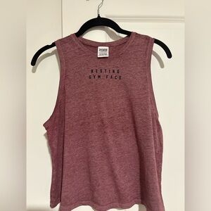 LAST CHANCE PINK Victoria's Secret Burgundy Muscle Tee